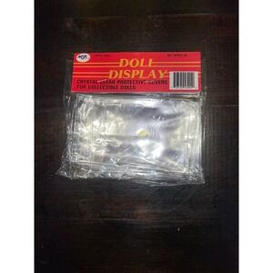 Vintage‎ MSR Doll Display Crystal Clear Protective Covers for Collectible Dolls